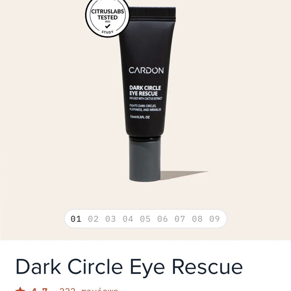 Cardon Dark Circle Eye Rescue - 0.5oz